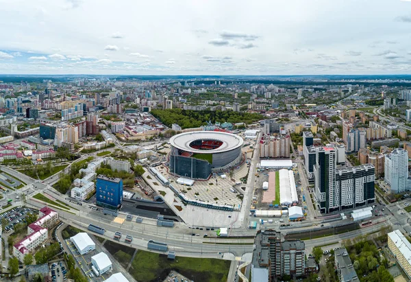 Russland Ekaterinburg Mai 2018 Das Zentrale Stadion Der Stadt Yekaterinburg — Stockfoto