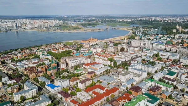 Vista Panorâmica Kazan Rússia — Fotografia de Stock