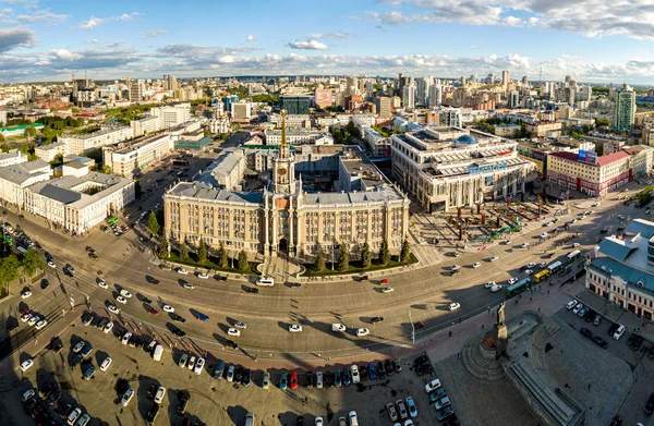 Russland Ekaterinburg Juni 2018 Gebäude Der Stadtregierung Rathaus Ekaterinburg Aus — Stockfoto