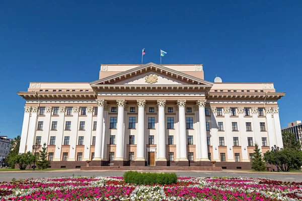 Rusya Tyumen Temmuz 2018 Tyumen Bölgesi Hükümeti Binanın — Stok fotoğraf