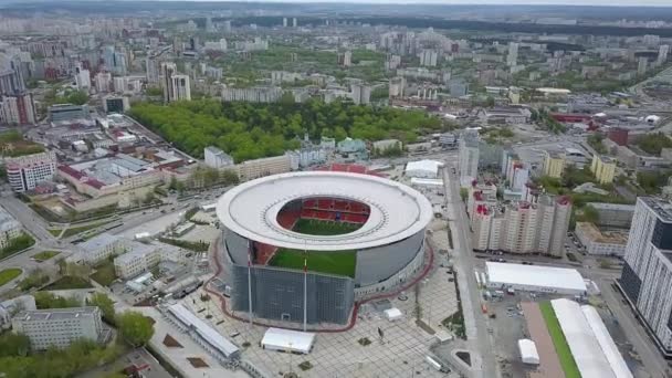 Russland Ekaterinburg Mai 2018 Das Zentrale Stadion Der Stadt Yekaterinburg — Stockvideo