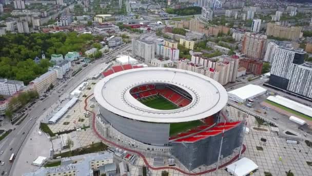 Rusia Ekaterimburgo Mayo 2018 Estadio Central Ciudad Ekaterimburgo Ubicación Los — Vídeo de stock