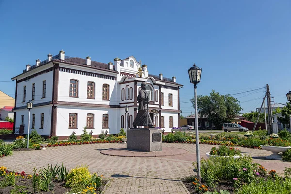 Rusland Isjim Juli 2018 Monument Voor Praskovia Lupolova Het Symbool — Stockfoto