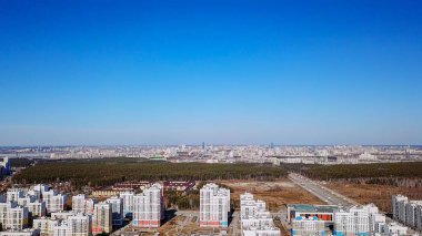 Yekaterinburg, Rusya'nın yeni bölgesinde evlerin satır