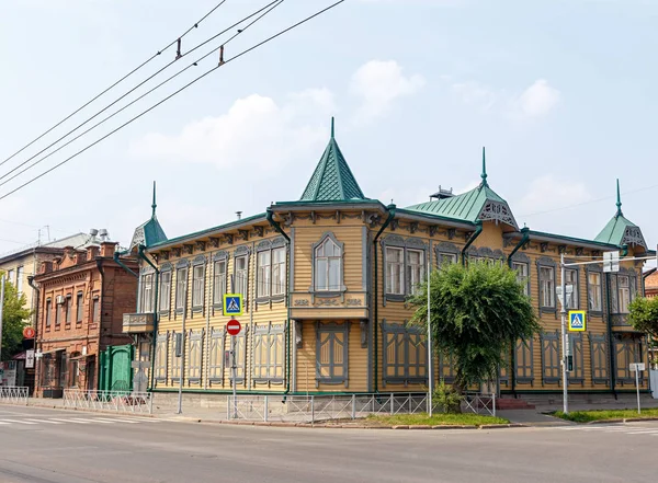 俄罗斯 克拉斯诺亚尔斯克 2018年7月23日 克拉斯诺亚尔斯克地区旅游和地方历史中心 — 图库照片