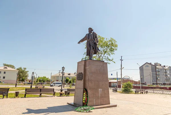 Rússia Ishim Julho 2018 Monumento Fundador Cidade Ishim Cossaco Ivan — Fotografia de Stock