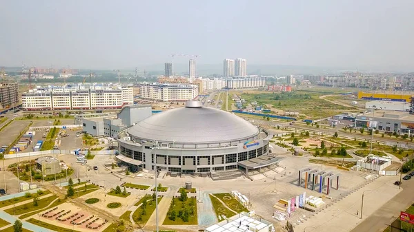 Rússia Krasnoyarsk Julho 2018 Instalação Esportiva Arena North Complexo Multifuncional — Fotografia de Stock