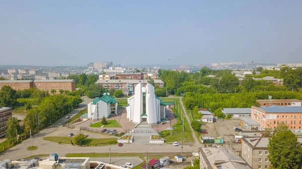 Rússia Irkutsk Julho 2018 Catedral Imaculado Coração Mãe Deus Igreja — Fotografia de Stock