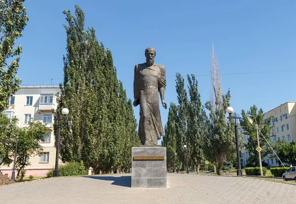 Rusia Omsk Monumento Dostoievski Monumento Escultura —  Fotos de Stock