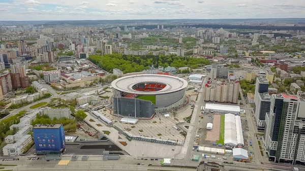 Ρωσία Εκατερίνμπουργκ Μαΐου 2018 Κεντρικό Στάδιο Από Την Πόλη Της — Φωτογραφία Αρχείου
