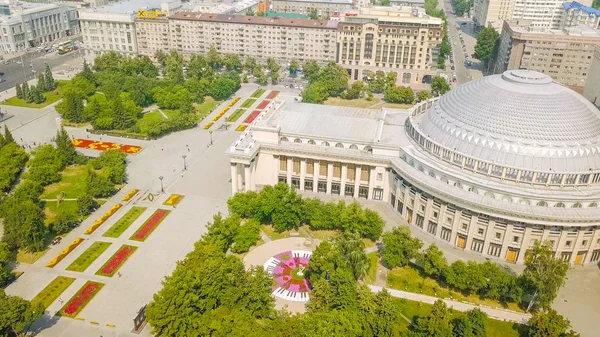 Russie Novossibirsk Juillet 2018 Théâtre Académique National Opéra Ballet Novossibirsk — Photo