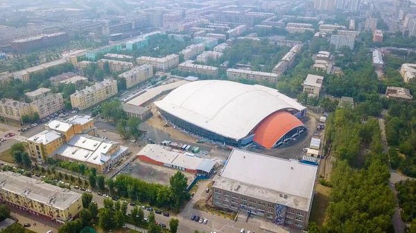Rusko Krasnojarsk Července 2018 Sportovní Zařízení Stadion Jenisej Jenisej Zimního — Stock fotografie