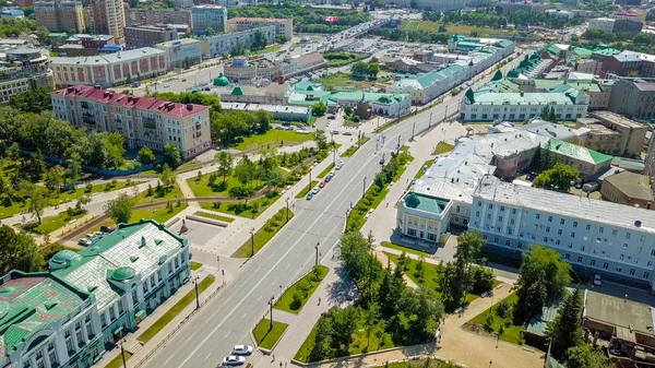 Omsk Állami Egyetemi Dráma Színház Omsk Regional Museum Fine Arts — Stock Fotó