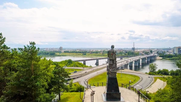 Rusia Kemerovo Julio 2018 Monumento Memoria Los Mineros Kuzbass Ciudad —  Fotos de Stock