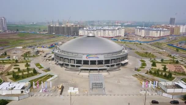 Rosja Krasnojarsk Lipca 2018 Obiekt Sportowy Arena Północ Wielofunkcyjny Kompleks — Wideo stockowe