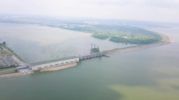 Centrale Hydroélectrique Novossibirsk Est Une Centrale Hydroélectrique Située Sur Rivière — Video