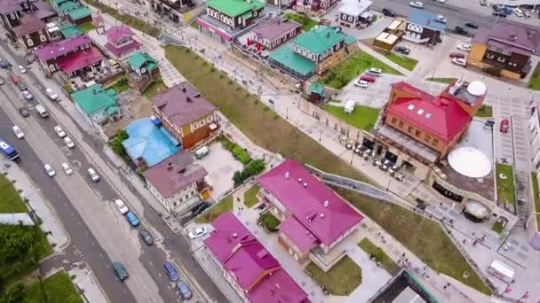 130 Kvartalet Också Irkutsk Settlement Irkutsk Ryssland Video Ultrahd — Stockvideo