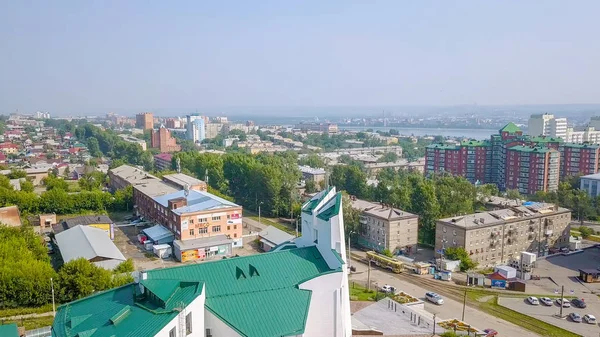 Ρωσία Ιρκούτσκ Ιουλίου 2018 Καθεδρικός Ναός Της Στην Άμωμη Καρδιά — Φωτογραφία Αρχείου