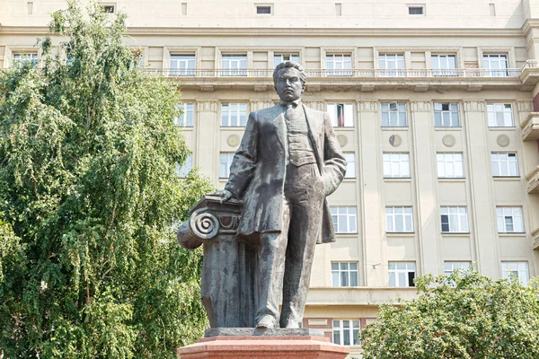 Russland Nowosibirsk Juli 2018 Denkmal Für Architektin Andrei Dmitrievich Kryachkova — Stockfoto