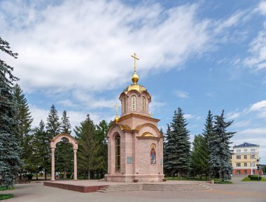 Rusya, Kemerovo. Şapel tüm kim Kemerovo sevinç üzüntü Tanrının annesi simgesinin