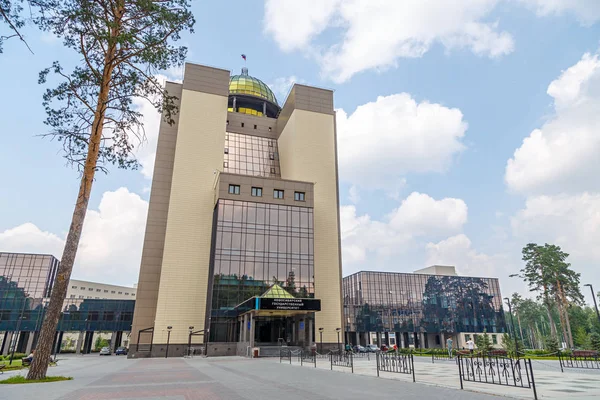 Ρωσία Νοβοσιμπίρσκ Ιουλίου 2018 Νοβοσιμπίρσκ Κρατικό Πανεπιστήμιο Nsu Πραγματική Επιστήμη — Φωτογραφία Αρχείου