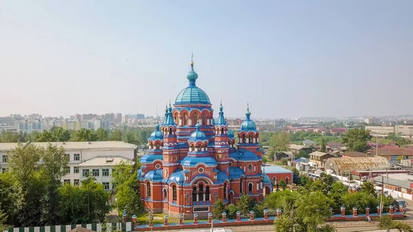 Rusia Irkutsk Iglesia Del Icono Madre Dios Kazán Craft Sloboda — Foto de Stock