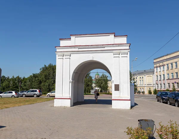 Russia Omsk Luglio 2018 Fortezza Omsk Porta Omsk — Foto Stock