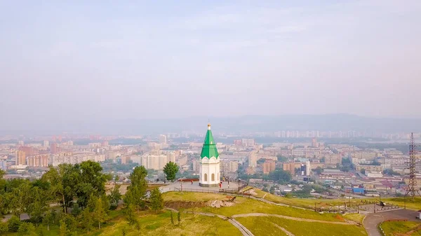 Paraskeva Pyatnitsa Kapel Symbool Van Krasnojarsk Één Van Belangrijkste Bezienswaardigheden — Stockfoto