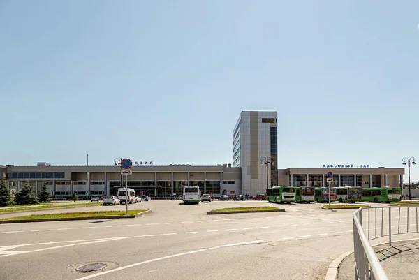 Rusia Tyumen Julio 2018 Estación Tren Ciudad — Foto de Stock