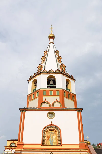 Russia Irkutsk Cathedral Epiphany Lord Orthodox Church Catholic Church — Stock Photo, Image