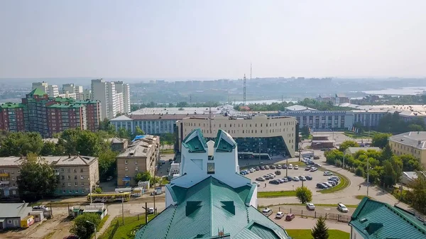 Rusia Irkutsk Juli 2018 Katedral Hati Imakulata Bunda Allah Gereja — Stok Foto