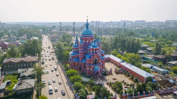 Russland Irkutsk Die Kirche Der Ikone Der Gottesmutter Kasans Der — Stockfoto