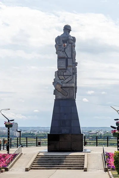 Russland Kemerowo Juli 2018 Gedenken Der Kuzbass Bergleute — Stockfoto