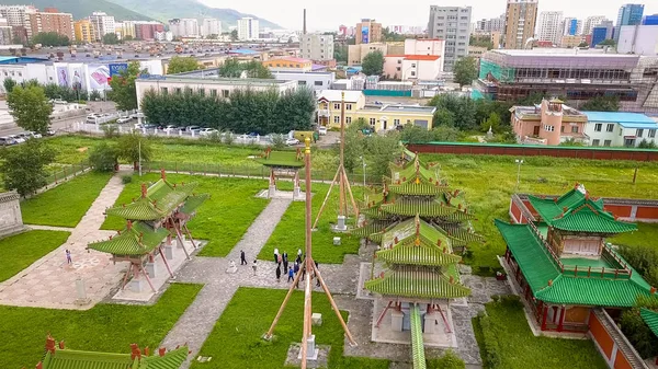 Mongolii Ułan Bator Sierpień 2018 Pałac Zimowy Bogda Chana Pałac — Zdjęcie stockowe