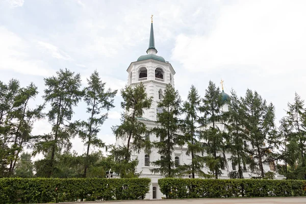 Ιρκούτσκ Ρωσία Ναός Στο Όνομα Του Σωτήρα Της Χέρια Του — Φωτογραφία Αρχείου