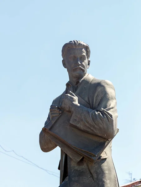 Rússia Omsk Julho 2018 Monumento Mikhail Vrubel — Fotografia de Stock