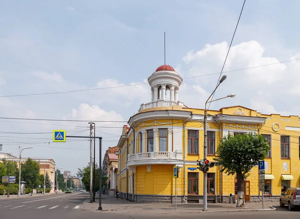 Russia Krasnoyarsk Luglio 2018 Istituzione Culturale House Officers Edificio Dell — Foto Stock