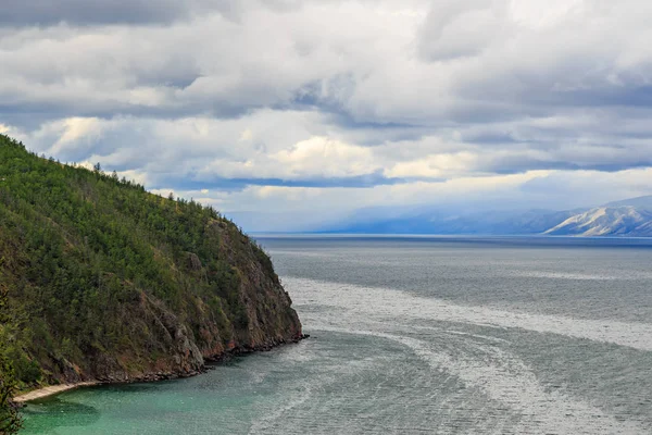 Norte Isla Olkhon Costa Bahía Del Pequeño Mar Del Lago — Foto de Stock