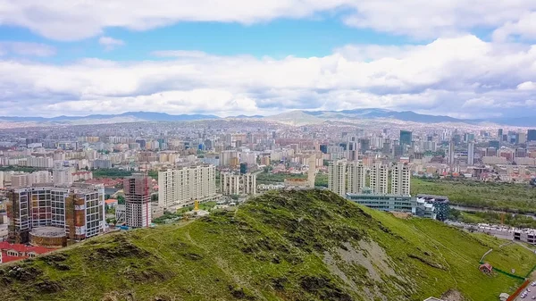 Ulánbátar Mongolsko Památník Sovětské Vojáky Zaisan Tolgoi Komplex Počest Rudé — Stock fotografie