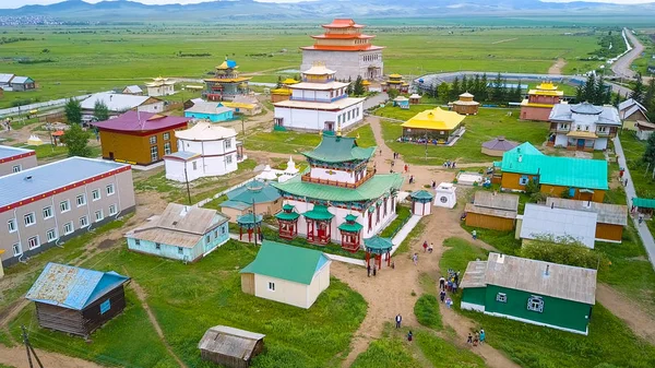 Ivolginsky Datsan Buddhistischer Tempel Burjatien Russland Wurde 1945 Als Buddhistisches — Stockfoto