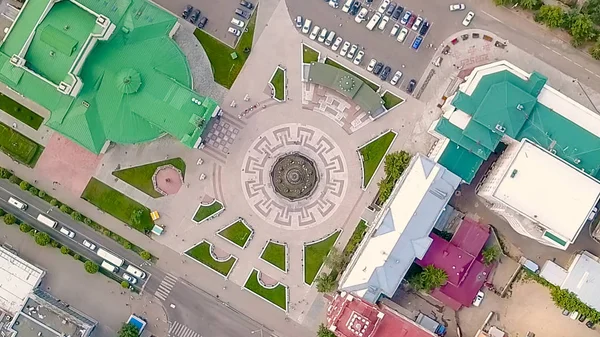 Rússia Ulan Ude Praça Teatro Nomeado Após Lhasaran Linhovoin Drone — Fotografia de Stock