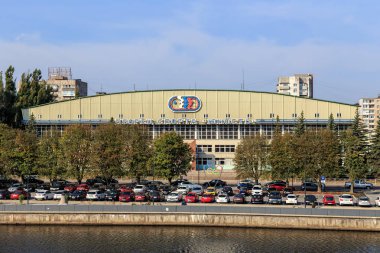 Rusya, Kaliningrad - 20 Eylül 2018: gençlik. Spor Sarayı