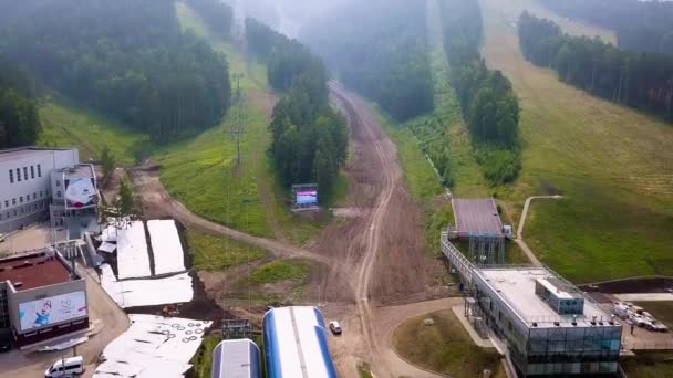 Rusland Krasnojarsk Juli 2018 Log Funpark Bobrovy Alle Seizoen Sport — Stockvideo