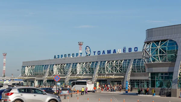 Novosibirsk Rusland Augustus 2018 Tolmatsjovo International Airport — Stockfoto