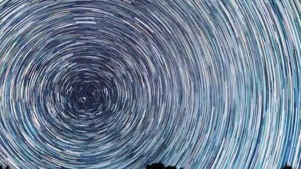 線の形で星からのトレース ビデオ Ultrahd — ストック動画