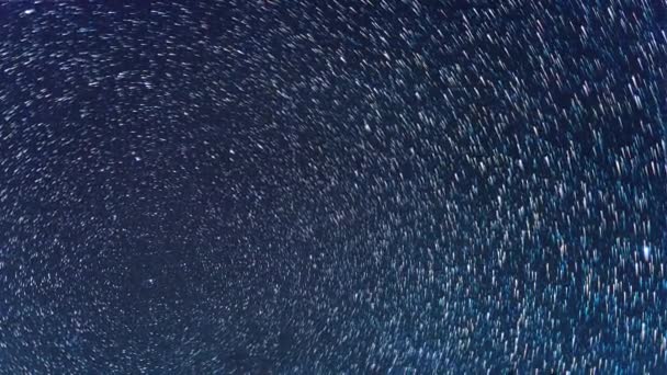 Yıldızlar Kutup Yıldızı Döner Kaybolan Parça Vardır Video Ultrahd — Stok video