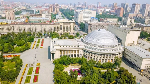 Rusland Novosibirsk Juli 2018 Novosibirsk Staat Academische Theater Voor Opera — Stockfoto