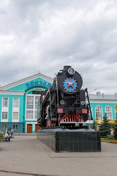 Rusland Kemerovo Juli 2018 Stoomlocomotief Van 3238 — Stockfoto