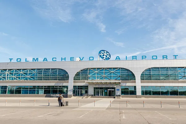Novosibirsk Rusland Augustus 2018 Tolmatsjovo International Airport — Stockfoto