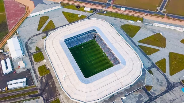 Rusland Kaliningrad September 2018 Luchtfoto Van Het Stadion Kaliningrad Een — Stockfoto